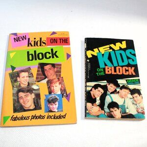 Two New Kids on the Block Fan Collectible Books, 1989